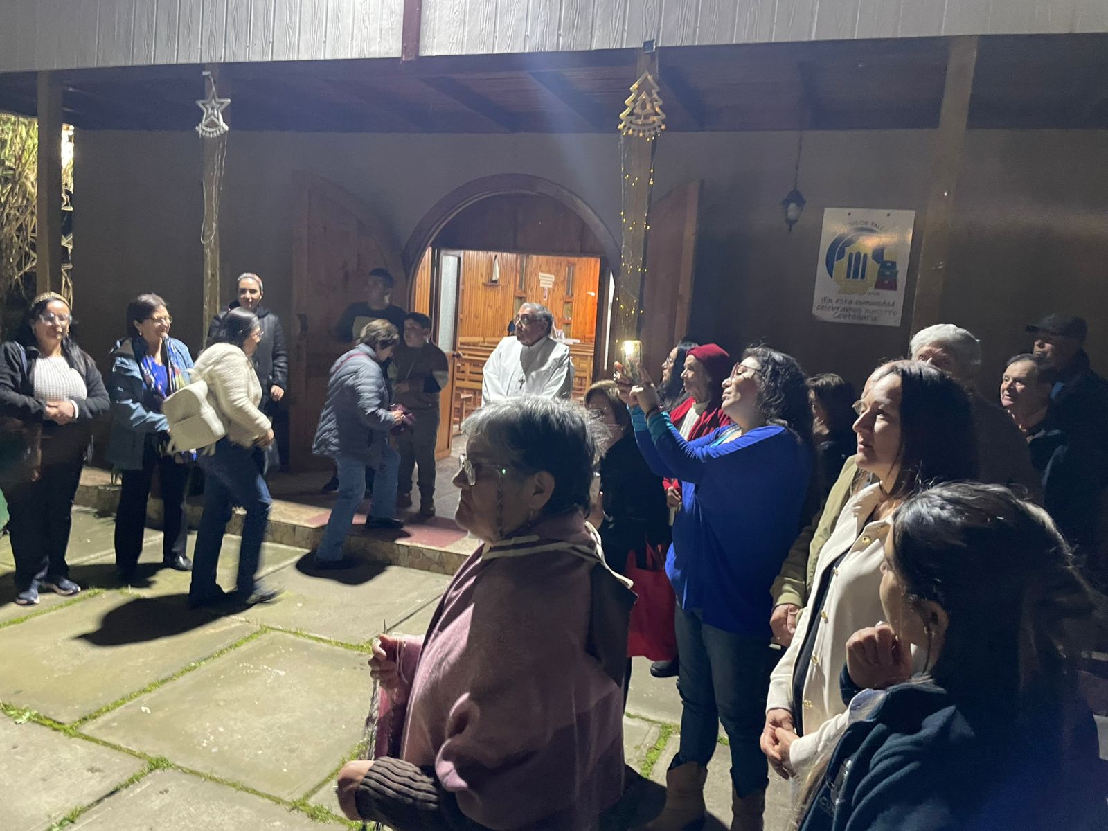 Virgen Peregrina en nuestra capilla